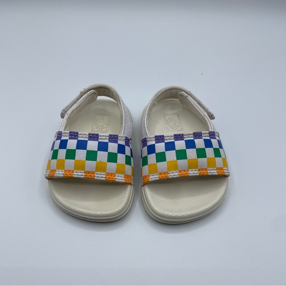 VANS Rainbow Toddler Slides Size 2 - Picture 2 of 4